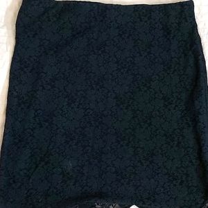 Propaganda  Black Lace Skirt